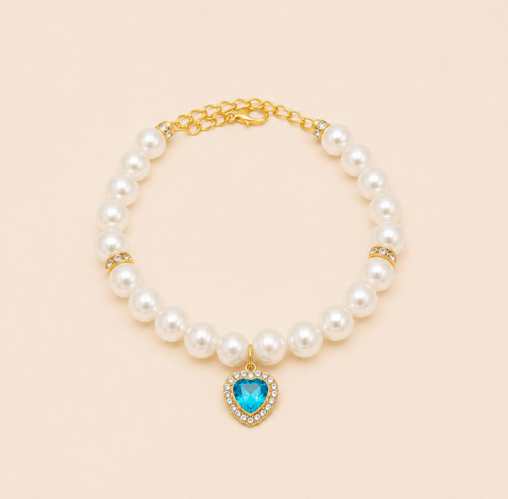 Colar Pet Luxo com Strass