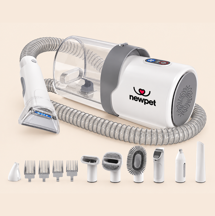 Aspirador e Kit de Cuidados Pet 7 em 1