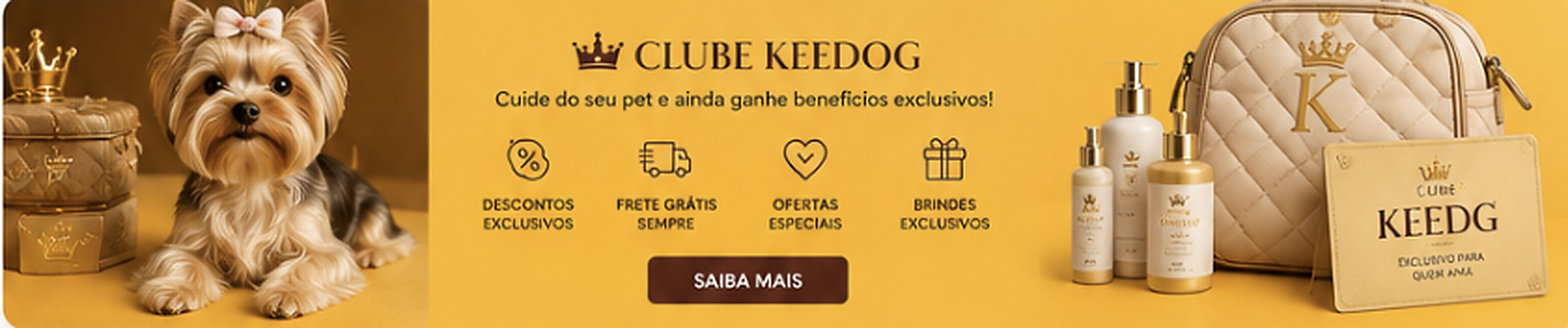 Clube Keedog — benefícios exclusivos