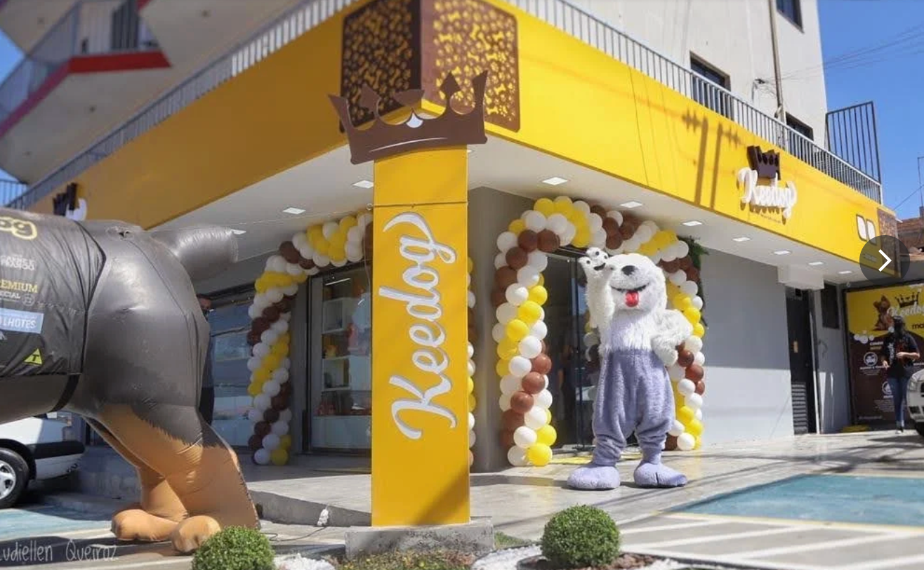 Entrada da loja Keedog